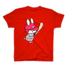 chuou-senのうさぎ野球スタイル スタンダードTシャツ