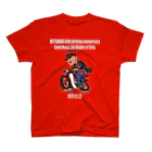 MITSUNORI OFFICIAL SHOPのMITSUNORI 還暦記念デザイン Bike-B Regular Fit T-Shirt