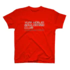 YHBC(由利本荘ボルダリングクラブ)のYHBC フルプリントTee(レッド） Regular Fit T-Shirt