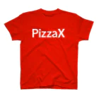 PizzaXのPizzaX - white logo Regular Fit T-Shirt