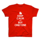 AFROMANCEのKEEP CALM and BUY ONLY ONE -COLOR- スタンダードTシャツ