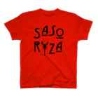 SASORIZAのSASORIZA　ロゴ黒 スタンダードTシャツ