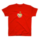 tankovuの福島発信リンゴちゃん赤 スタンダードTシャツ
