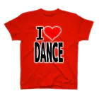 AAAstarsの愛　ハート　DANCE　(　I 　Love　DANCE　） Regular Fit T-Shirt