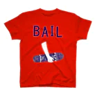 NIKORASU GOのスケボーデザイン「BAIL」 Regular Fit T-Shirt