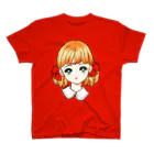 おまけ星のカラフルリボンの女の子 Regular Fit T-Shirt