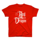 マヤ暦★銀河の署名★オンラインショップのKIN81赤い電気の龍 スタンダードTシャツ