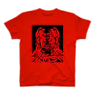 Ａ’ｚｗｏｒｋＳのSKULL VALKYRIE(RED) Regular Fit T-Shirt