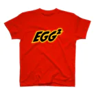 EGG²の"Red" EGG² Logo T-shirts スタンダードTシャツ