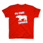 octpaco_きまぐれ商店のNO MORE SUMMER しろくまB スタンダードTシャツ