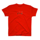 osayuの赤のチューリップ スタンダードTシャツ