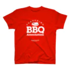 福島バーベキュー協会SHOPの福島BBQ協会Circleロゴ白文字 スタンダードTシャツ