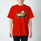 BARE FEET/猫田博人のアザラシとココア スタンダードTシャツ