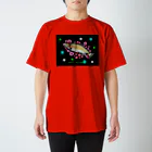 G-HERRINGのブラウントラウト　あらゆる生命たちへ感謝をささげます。 Regular Fit T-Shirt