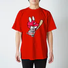 chuou-senのうさぎ野球スタイル Regular Fit T-Shirt