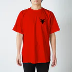 GW@suzuriのドラゴンスカル黒 Regular Fit T-Shirt