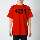 川坊主・５６支店の語呂Ｔ『４３５１／よさこい』★片面 Regular Fit T-Shirt