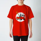 かにぱん工房のドライバーにゃんこ Regular Fit T-Shirt