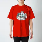 さくらんぼねこの雪猫 Regular Fit T-Shirt