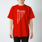 nanairo-factoryのドロップD（白） Regular Fit T-Shirt