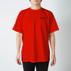 ORIF OFFICIAL GOODS STOREのORIF 黒ロゴ(バックプリント有) Regular Fit T-Shirt