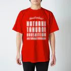 SANKAKU DESIGN STOREのもう限界！働きたくない！ 白/前面 Regular Fit T-Shirt