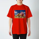 カエルモータースのピンクガネーシャ Regular Fit T-Shirt