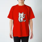 ミアコムアートショップのまねきねこ スタンダードTシャツ