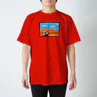 カバンたんとフトンたんの店のまぽつーくんの紅葉狩り Regular Fit T-Shirt