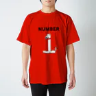 Planet Evansのナンバーワンちゃん Regular Fit T-Shirt