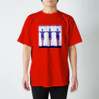 POPN-shopdesignMadokaのヒューマンｻﾏ Regular Fit T-Shirt