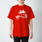 TSUMch aki.のあきにゃん T-shit_RED スタンダードTシャツ