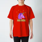 MY LONELY SPACEのSweet Dream Unicorn (Pink) Regular Fit T-Shirt