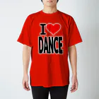 AAAstarsの愛　ハート　DANCE　(　I 　Love　DANCE　） スタンダードTシャツ