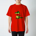 みちをのでべワニ Regular Fit T-Shirt