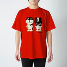 毎日がリラ曜日のハスキー＆オゥシー Regular Fit T-Shirt