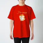 どるちぇ＊うさぎの《ネオンシリーズ》＊I love orange*しば＊ Regular Fit T-Shirt