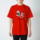 キッチュの中国茶タイム　パンダのおはなし スタンダードTシャツ