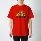 ＳＩＬＶＥＲＷＯＬＦＭＥＮmixculturedesinの8月NEWゲリラコレクション「全知全能の野菜神」 Regular Fit T-Shirt