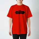 Ａ’ｚｗｏｒｋＳのHEADSHOT RED CRACK スタンダードTシャツ