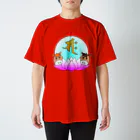 Yuko’ｓ Galleryの【開運祈願】午年生まれ守護梵字サク Regular Fit T-Shirt