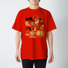 花日和 畳の狐妖怪 Regular Fit T-Shirt