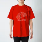 Rabbit and frog crabのカニ大好き（白） Regular Fit T-Shirt