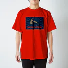 Blah アンテナショップのPatriots Unite!メガフォン：ネイビー Regular Fit T-Shirt