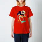 ClowZ ／ 渡瀬しぃののストラトキャスター少女 Regular Fit T-Shirt