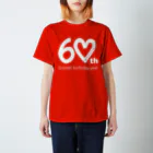 京都市立旭丘中学校昭和50年〜53年の旭丘中学1978年卒還暦Tシャツ白文字 Regular Fit T-Shirt