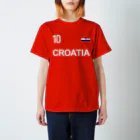 アージーのクロアチア レジェンド 栄光の10番 スタンダードTシャツ