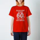 キッズモード某のROUND60 / 還暦＆アラ還を軽やかにすごすロゴ(濃色用) Regular Fit T-Shirt