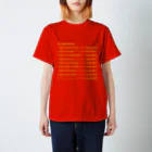 Donate the Taste by Yuui Vision のOpening Hours (Yellow) スタンダードTシャツ