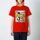 Saza-nami Antique designのかぼちゃにびっくり！ Regular Fit T-Shirt